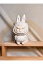 Labubu Flower Pot / Pen Holder – 14 cm Paintable |   Deep Pen Holder with Wicker Look Basket Compartment - 4