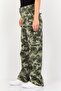 Women Regular Fit Camouflage Cargo Pants, Multicolor - 3
