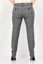 Women Fitted Mid Waist Checkered Dress Pants, Multicolor - 3