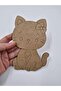15 Pieces Cute Cat Wooden Painting School DIY Activity Activity Art 15 cm X 10 cm - 2