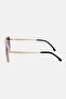 Men 207881RHL599O Rectangular Sunglasses, Gold - 3