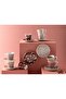 Blumig Porcelain Coffee Cup Set for 2 People - 80 ml Burgundy - 3