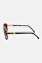 Men 207885I466186 Geometric Sunglasses, Black - 4