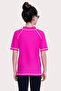 Girls Youth Rashguard Short Sleeve - Pink - 2