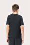 Unisex Youth Rashguard Short Sleeve - Black - 2