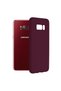 Husa Protectie Double Structure pentru Samsung Galaxy S8, Microfibra, Visiniu Mat