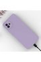 Silicone case for Samsung Galaxy A04e, Microfiber, Camera Protection, Light Purple - 5