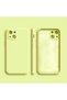 Husa din silicon pentru Apple iPhone 14 Plus, Interior Catifea, Galben - 2