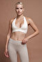 Amara White Seamless Sports Bra Seamless Padded Sports Bra - 3