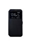 Book Case for Huawei Nova Y70, View Window, Proficient Protection, Black
