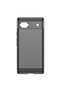 Silicone case for Google Pixel 6A, Carbon Fiber, Black - 2