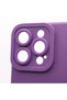 Husa de silicon pentru Apple iPhone 15 Plus, Protectie camera, Fine Touch, Smooth feeling, Violet - 4