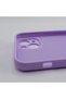 Husa din silicon pentru Iphone 14 Plus Interior Microfibra, Protectie Camera, Mov - 5