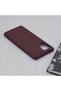 Double Structure Protective Case for Samsung Galaxy A42 5G, Microfiber, Matte Burgundy - 5