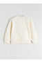 Özmarka New Season Crew Neck Printed Girls' Sweatshirt 2-Piece Set - 8