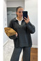Gray Knitwear Set - 98074 - 2
