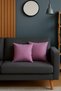 Throw Pillow Cover Special Design Set of 2 Soft Textured Throw Pillow Dusty Rose Color Gift Throw Pillow - 2