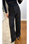 Black Staple Detailed Trousers - 40582