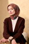 Thin Cotton Soft Scarf Anthracite–Light Orange–Petrol Green Patterned Soft Textured 90X90