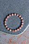 Rodochrosite & Hematite Zircon Bracelet with Apparatus - 5
