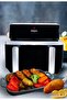 9L Air Fryer Dual Basket with Touch Screen, 2 Separate Baskets, Windows Glass Air Fryer (ME-AF976)(2600W) - 5
