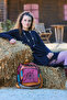 Crew Neck Pocketed Fingerless Winter Dress - 7