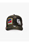 Women Men Khaki Baseball Cap Curved Visor Urban Collection La Camouflage - 2