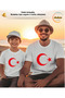 Moon and Star (Turkish Flag T-Shirt) White Combination T-Shirt (Add 2 Items to Make a Combination) - 2