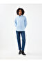 Loose Fit Blue Women's Shirt Lf2041855 - 2