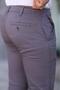 Men's Smoked Slim Fit Flexible Lycra Dobby Quality Linen Lace-Up Stylish Trousers - 6