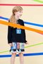 She&She Brand 4-12 Years Old Girls' Black Knitted Fabric Sweat Top with Dalmatian Dog Pattern Pleated Dress - 6