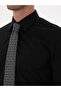 Black Slim Fit Cotton Blend Shirt 50314589-Vr046 - 7