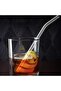 Set of 6 Glass Straws and Cleaning Brush – Eco-Friendly and Durable - 2