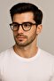 Hoani Unisex Black Oval Frame Blue Block Blue Light Filter Screen Glasses - 2
