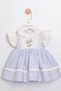 Embroidered Detailed Girl's Dress 9-12-18-24 Months