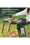 Folding Charcoal Stove Outdoor Table Stainless Steel BBQ Tea Cooking Courtyard Portable Grill - 4