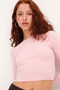 Long Sleeve Basic Blouse B1845 - 2