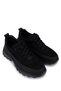 3256-25283 Men's Genuine Nubuck Leather Black Matte/Black Sneakers & Sports Shoes