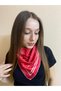 Unisex Red Atatürk Signed Rayon Fabric Bandana - Scarf - April 23, October 29, May 19, November 10 - 4