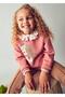 Sienna Girl's Sweater - Salmon