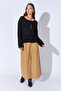 U Neck Casual Knitwear Basic Sweater - Black |   Mkw535342-01 - 6