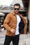 Men's Fur-Lined Suede Jacket - 2