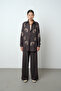Women's Embroidery and Beadwork Oversize Cut Shirt - 4