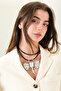 Pico Genuine Leather Cord with Elephant Tail Pendant - 2