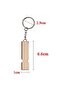 SOS Emergency Survival Whistle Aluminum Whistle Keychain Camping Hiking Accessory Tools - 2