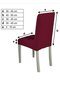 Chair Cover Pieces, 6-Pack, Lycra Pieces of Fabric, Patterned Chair Covers, Elastic, Stretchy Pieces, High Quality - 5