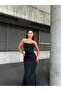 Scuba Black Evening Dress Formal