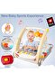 -Baby Play Gym Mat & Learning Walker With Music-Grey - 4