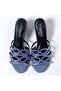 Aylani Handcrafted by Artisans Comfortable Round Toe Block Heel for Wedding, Parties & Dinner Dates - 2