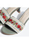 Erica Handcrafted Embroidered Ribbon comfort Heels Handcrafted Elegance & Trendy Style - 2